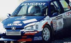 Junior Rally driving in Staffordshire