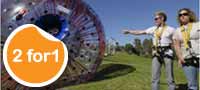 2 for 1 Harness Zorbing Offer