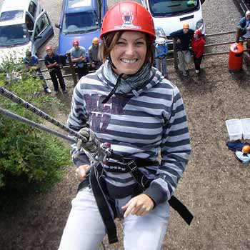 Abseiling in East Sussex