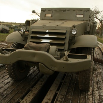 WW2 Military Vehicle Driving