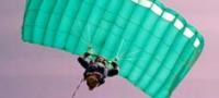 Parachuting in Fife, Scotland