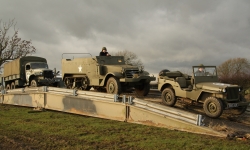 WW2 Military Vehicle Driving