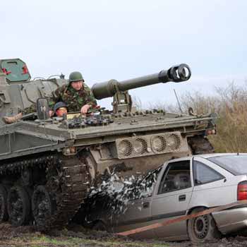 1:1 Tank Car Crush Scotland