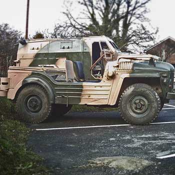 Military Vehicle Driving in Bournemouth