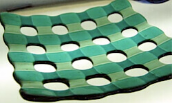 Gorgeous hand made glass fruit bowl