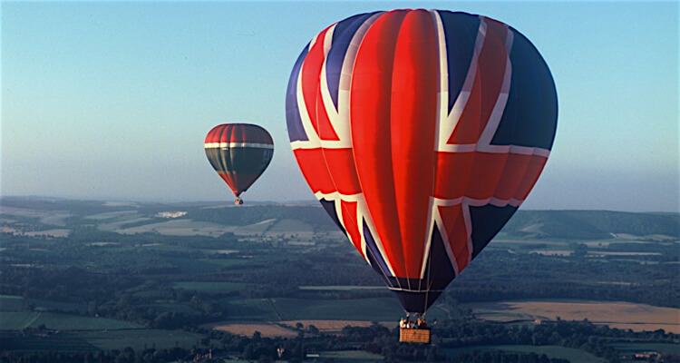 You're never too old to go floating up and away on a hot air balloon ride