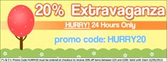 24 Hour 20% Off