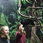 Tamarin Monkey Experience in Essex - Two Girls Meeting a Tamarin Monkey