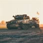 Night Tank Driving - Scorpion in the Sunset