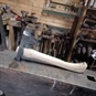Two Day Axe Making Course Birchington - Axe Laying on Anvil