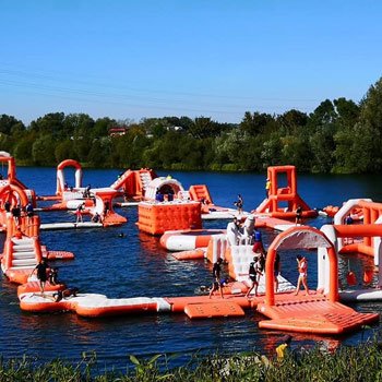inflatables in water near me