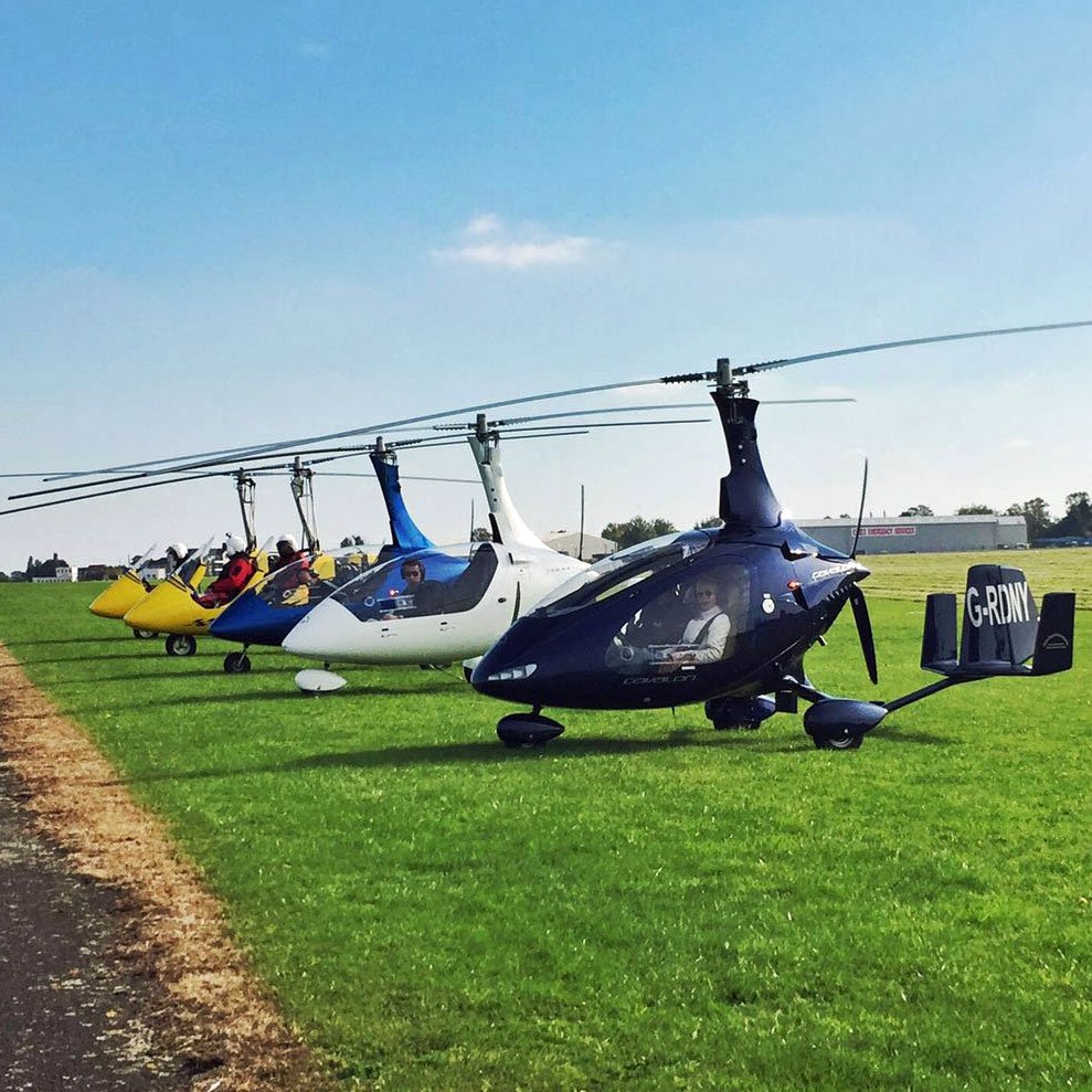 Gyrocopters Essex Gyroplanes out of North Weald Aerodrome