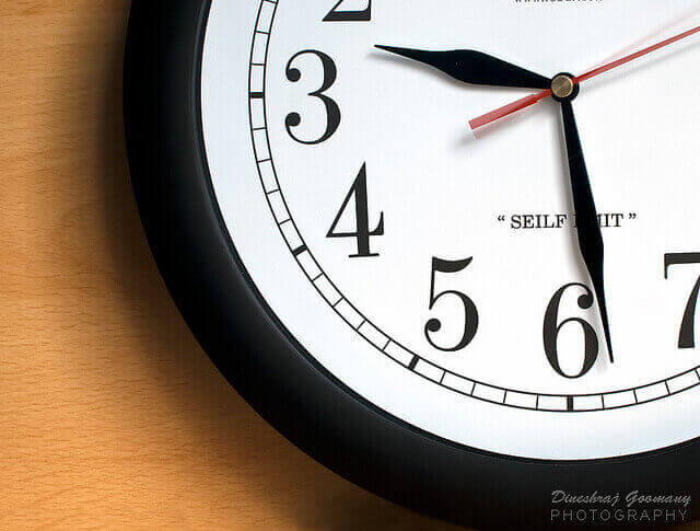 Clock on a wall