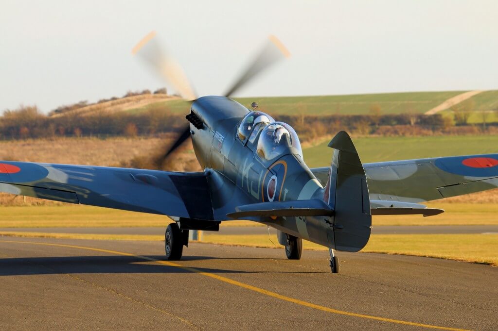 Two Seater Spitfire Spitfire Taking off