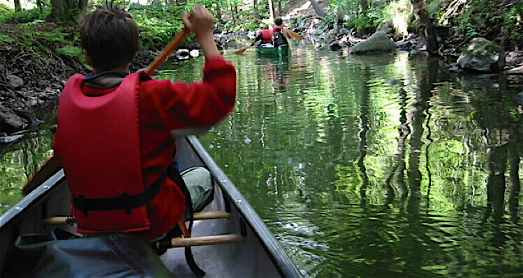 river canoeing