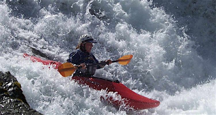 white water kayaking