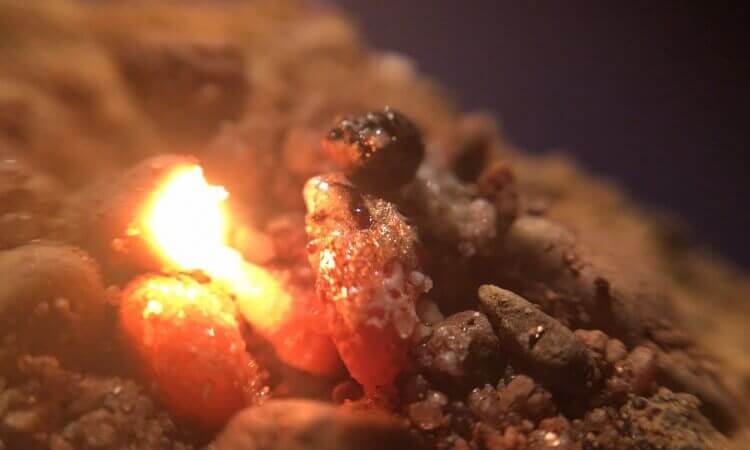 melting sand