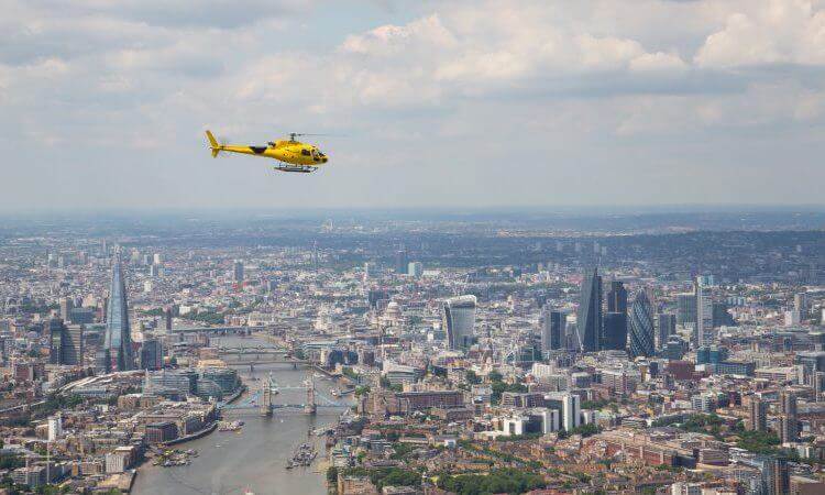 helicopter rides london