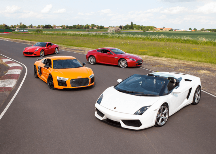 Mallory Park Supercar Line Up