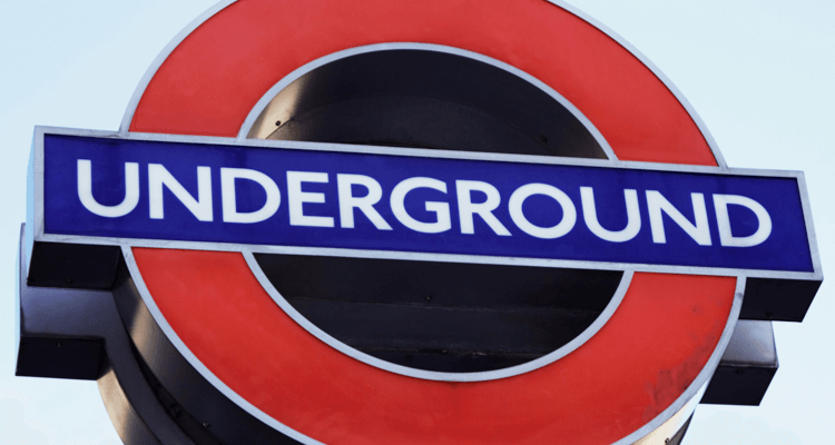 Best transport museums London Underground logo at London Transport Museum covent garden