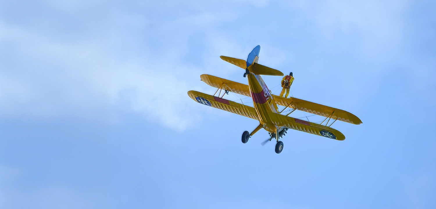 Wing Walking Devon from Into the Blue