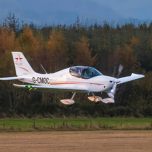Flying Lessons Perth Scone Aerodrome in central Scotland