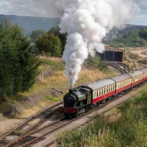 Blaenavon Railway Sparkling Steam Train Cream Tea