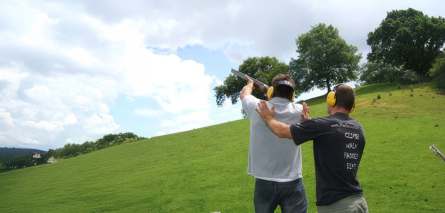 Clay Pigeon Shooting South Wales from Into the Blue