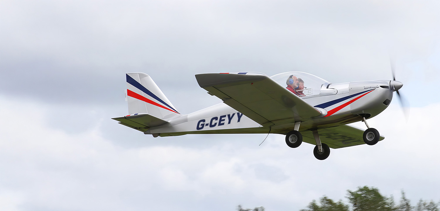 Light Sports Flying Mid-Wales from Into the Blue