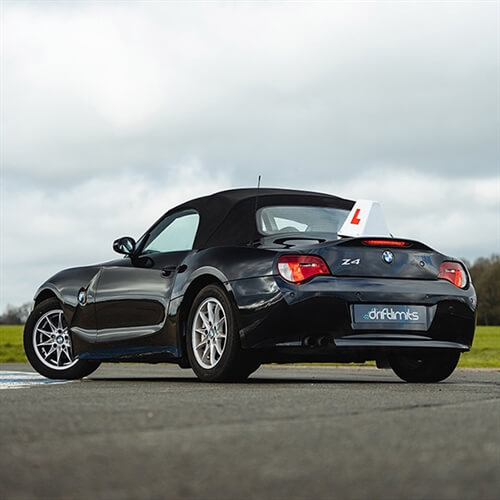 Learner Lessons at London Motor Circuit BMW Z4 back of vehicle thumbnail