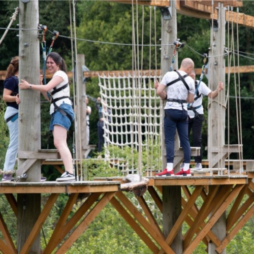 Skytrek High Ropes at Hangloose Cornwall