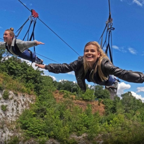 Skywire Zipline Adventure Bluewater in Kent