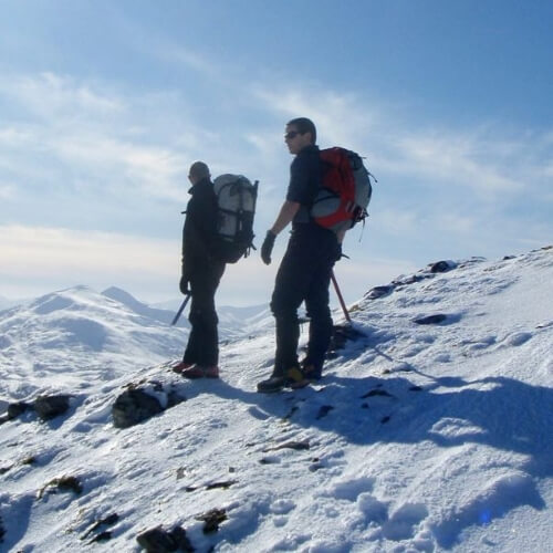 One Day Guided Winter Mountain Walk