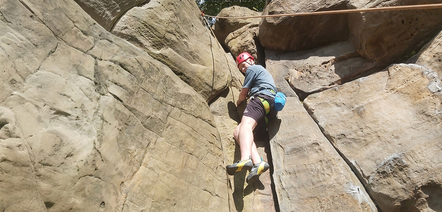 Rock Climbing in Kent from Into the Blue