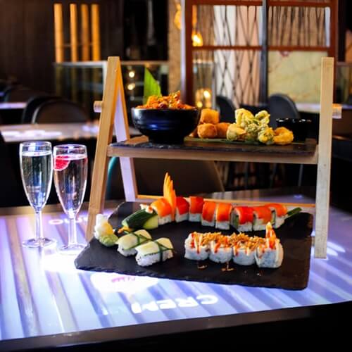 Sushi and Asian Tapas Afternoon Tea for Two at Inamo Sushi and Asian Tapas Afternoon Tea for Two at Inamo