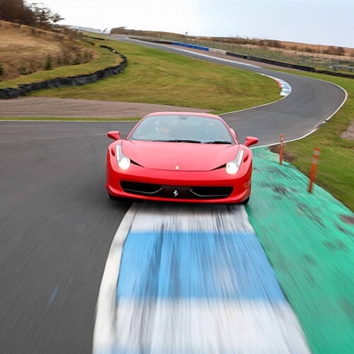 Ferrari 458 Driving in Scotland at Knockhill Circuit