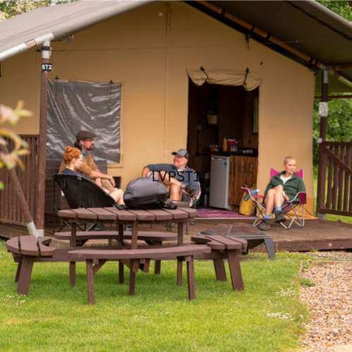 Safari Tent Camping for up to Five in Hertfordshire
