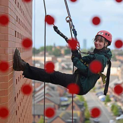 The Anfield Abseil at Liverpool FC Stadium