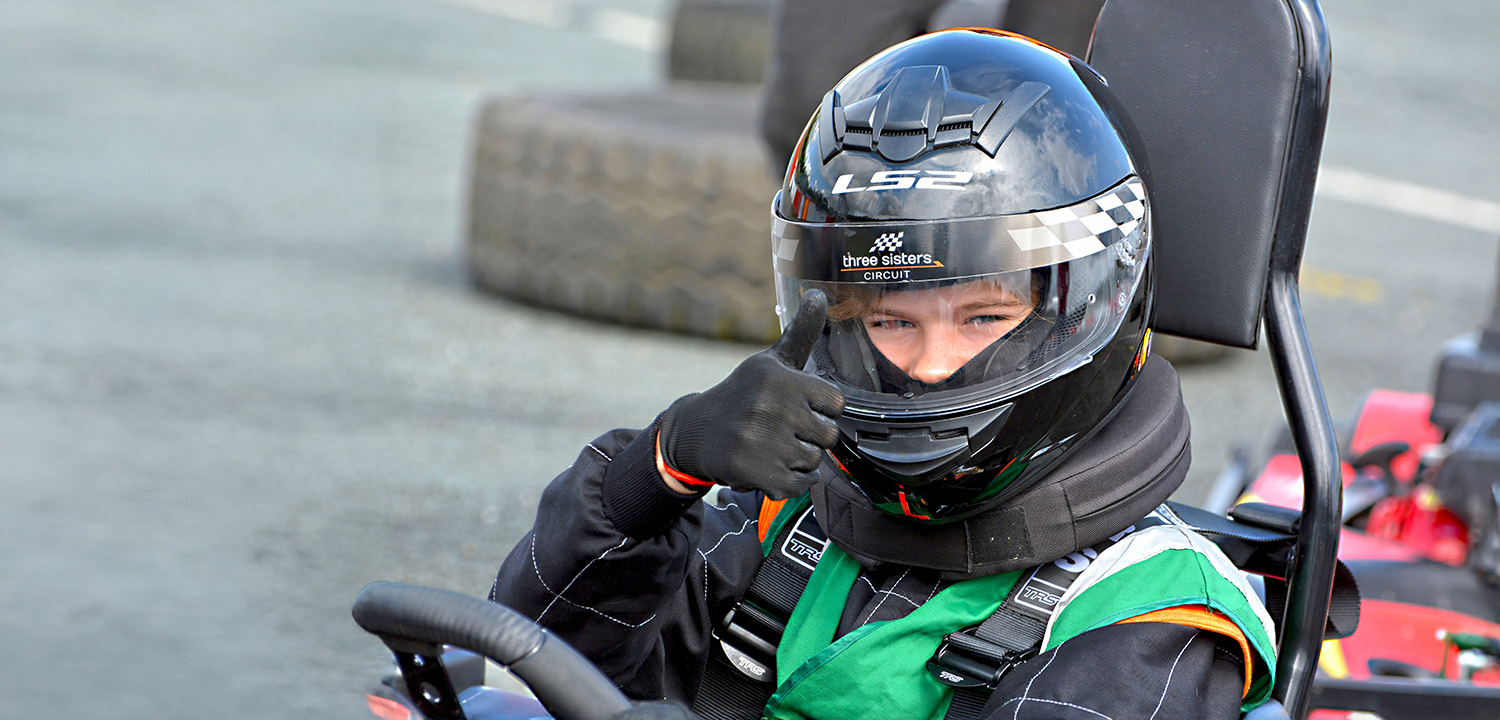 First Drive Kart Lesson from Into the Blue