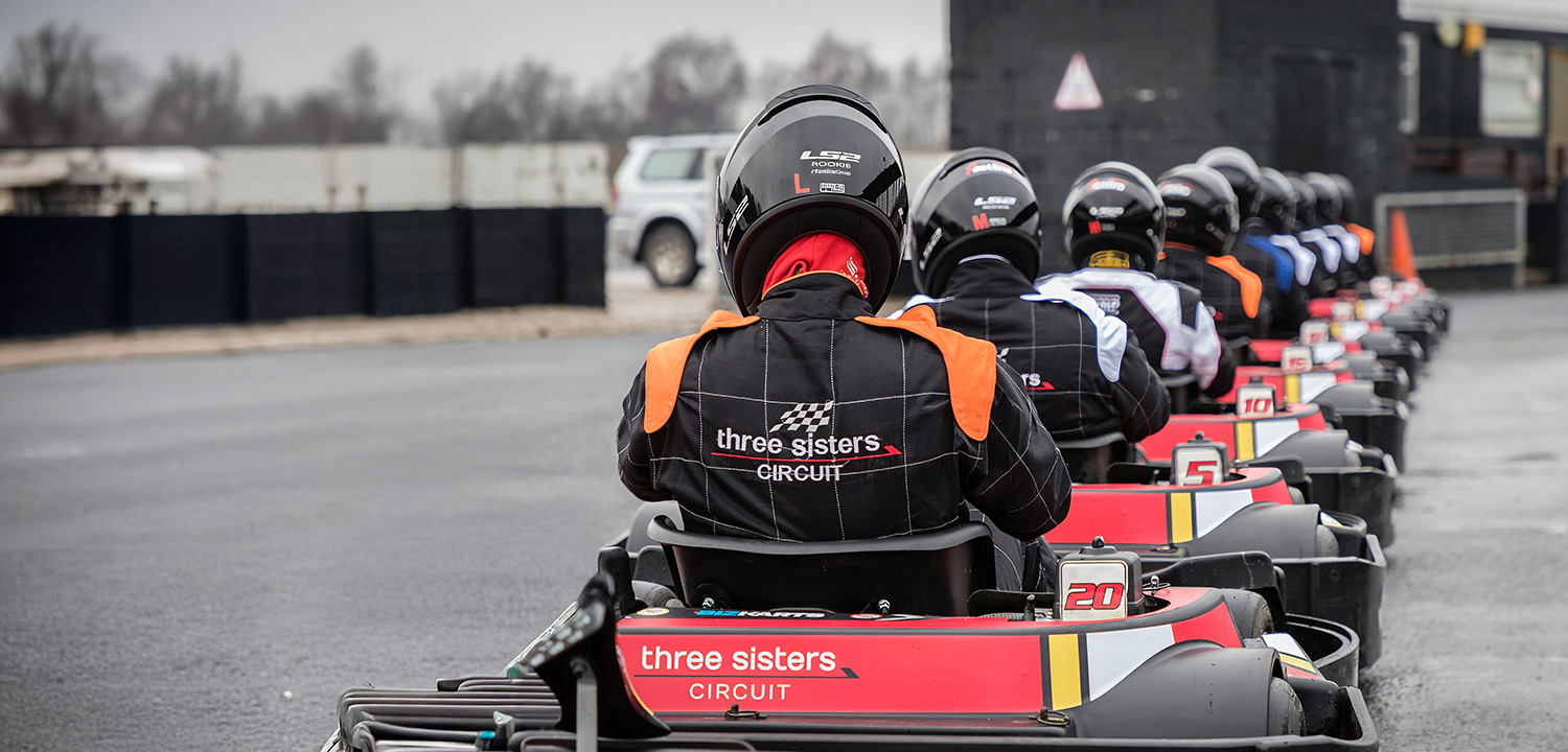 Outdoor Karting at Three Sisters Circuit from Into the Blue