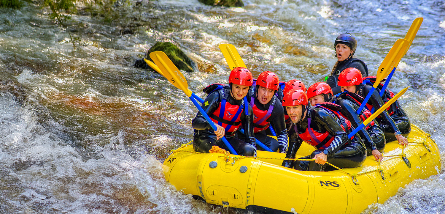 Bala White Water Rafting from Into the Blue