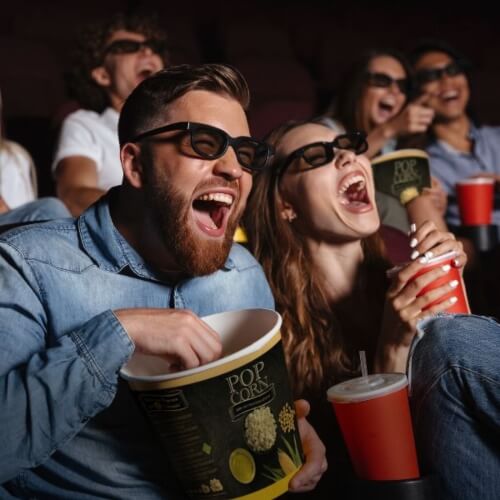 Cinema Tickets for Two Popcorn and Drink