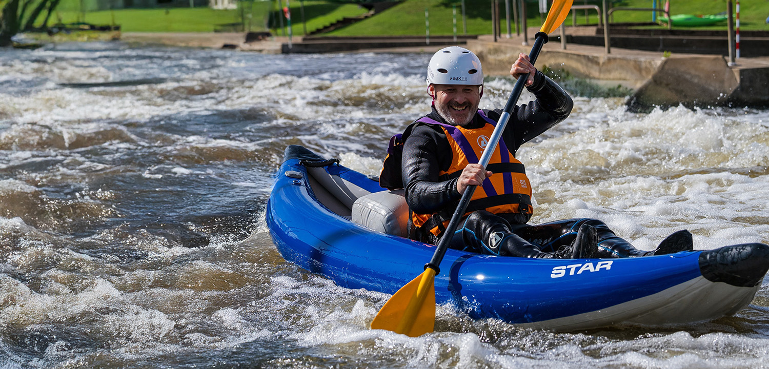 Kayaking in The Peak District from Into the Blue