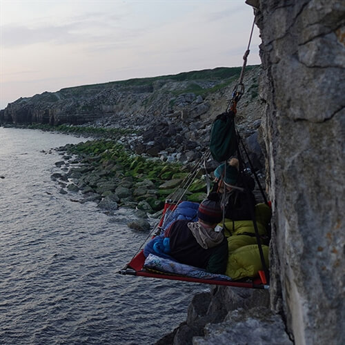 Cliff Camping Adventure for Two