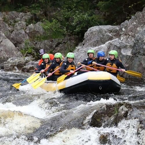 River Tummel Rafting: Epic Rapids & 18ft Waterfall