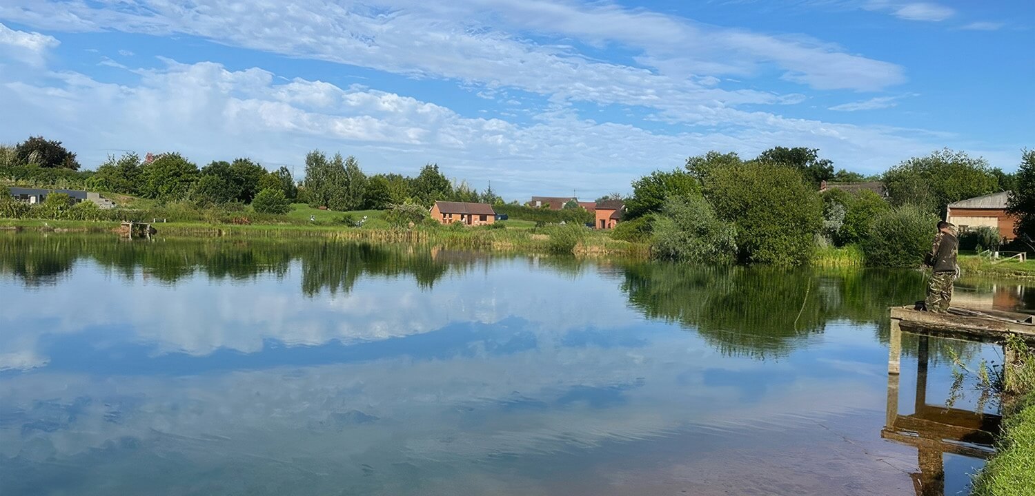 Fly Fishing in Worcestershire on Private Lakes near Branford