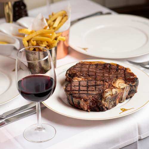 London Steakhouse Co 24oz Porterhouse Steak Fries and Cocktail for Two
