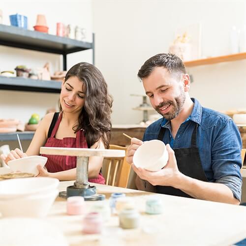 Pottery Painting London Bridge - Couple Painting Pottery Pottery Painting London Bridge - Couple Painting Pottery