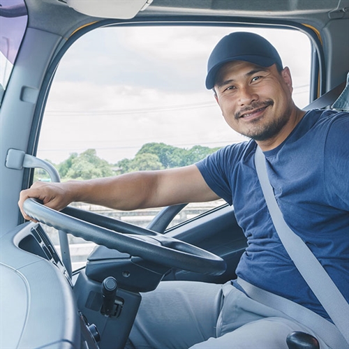 HGV and classic car driving HGV and classic car driving