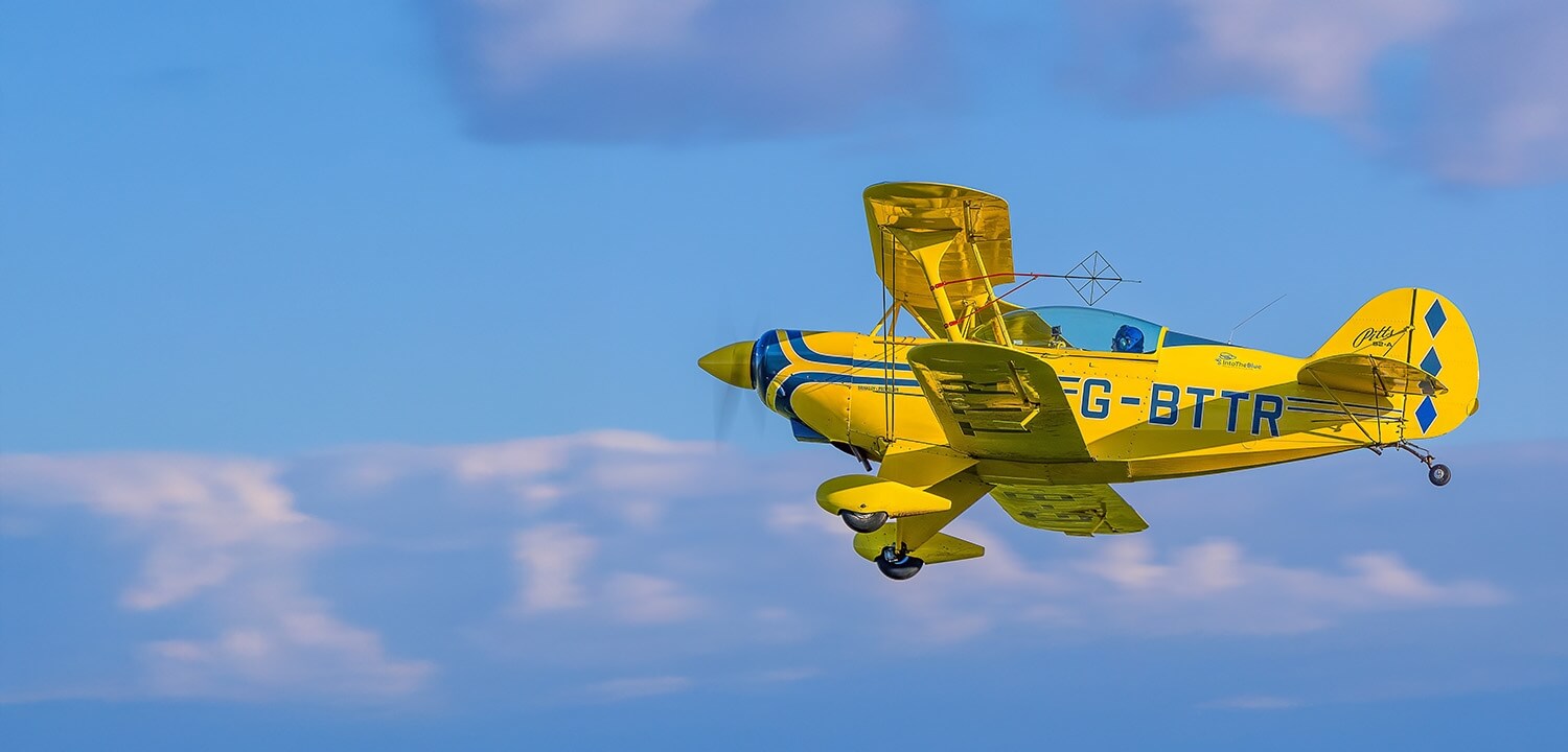 Superb Pitts Aerobatics Flights in Berks Into the Blue Prices From